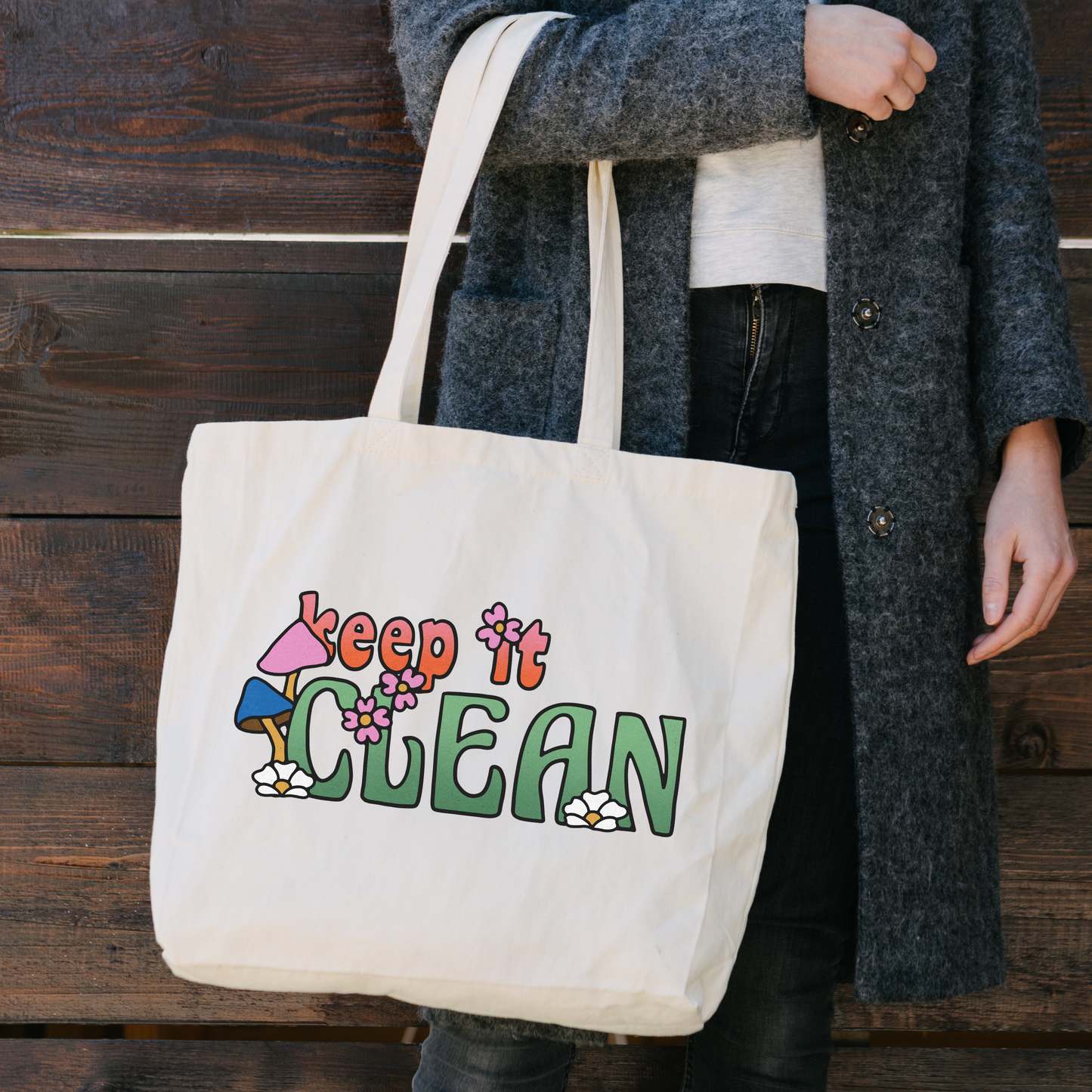 Retro Bloom Everyday Tote