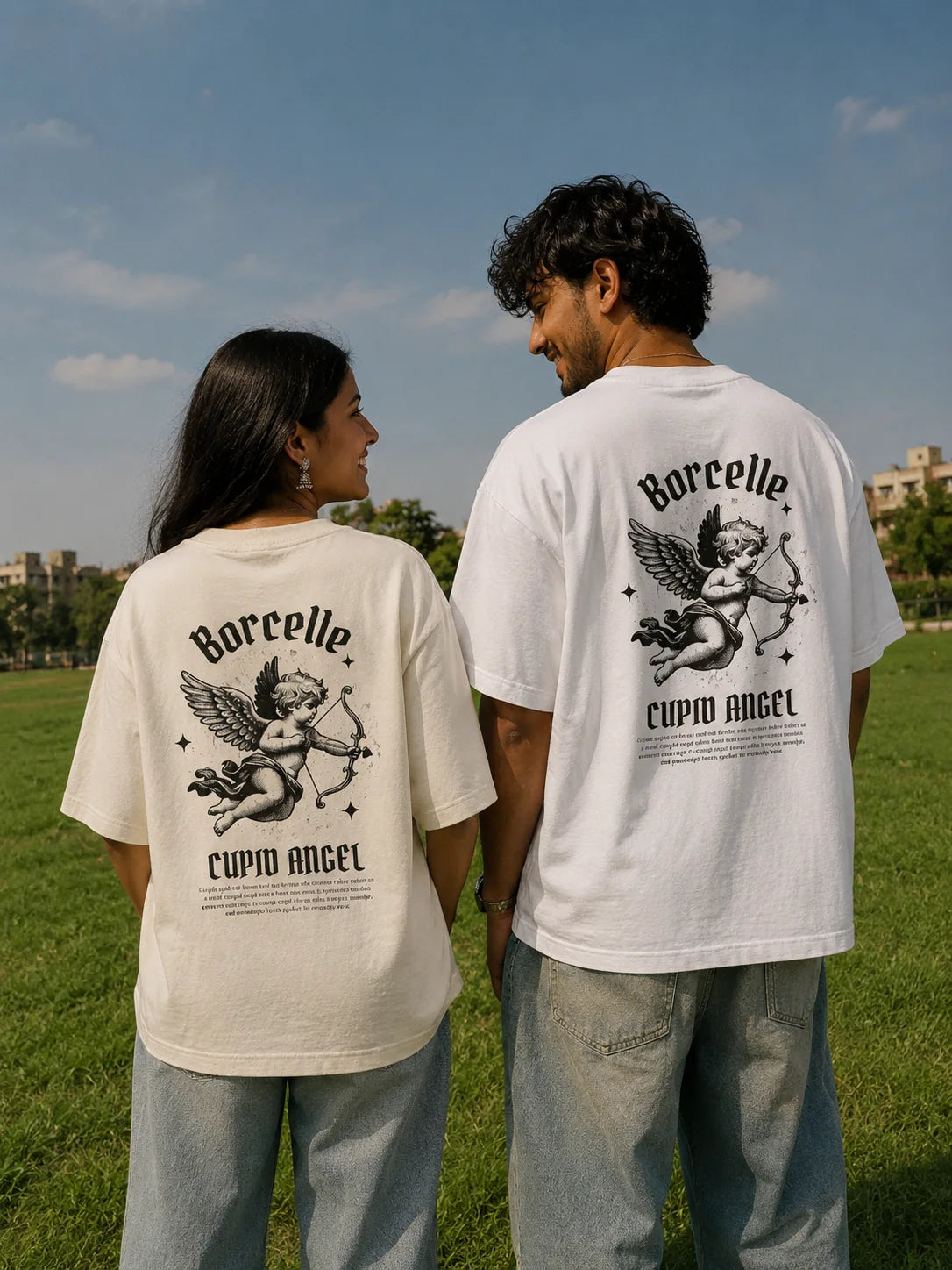 Cupid Noir Oversized Tee