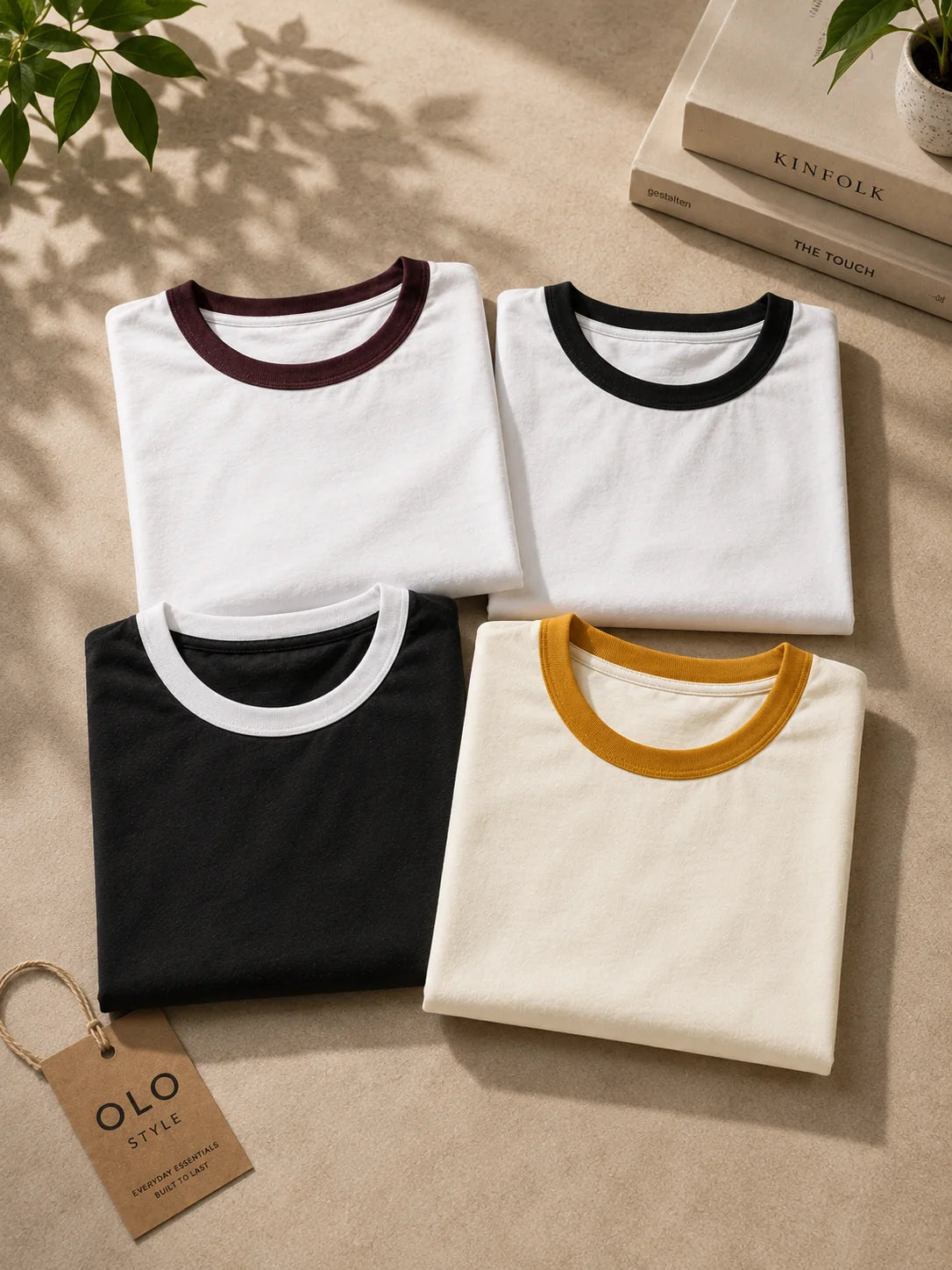 Olo Essential Ringer T-Shirt