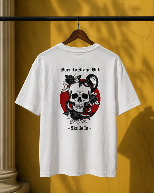 Crimson Eclipse Oversized Tee