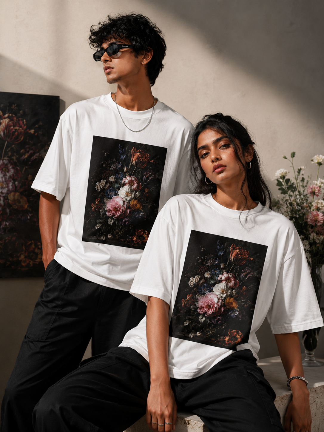 Midnight Garden Oversized T-Shirt