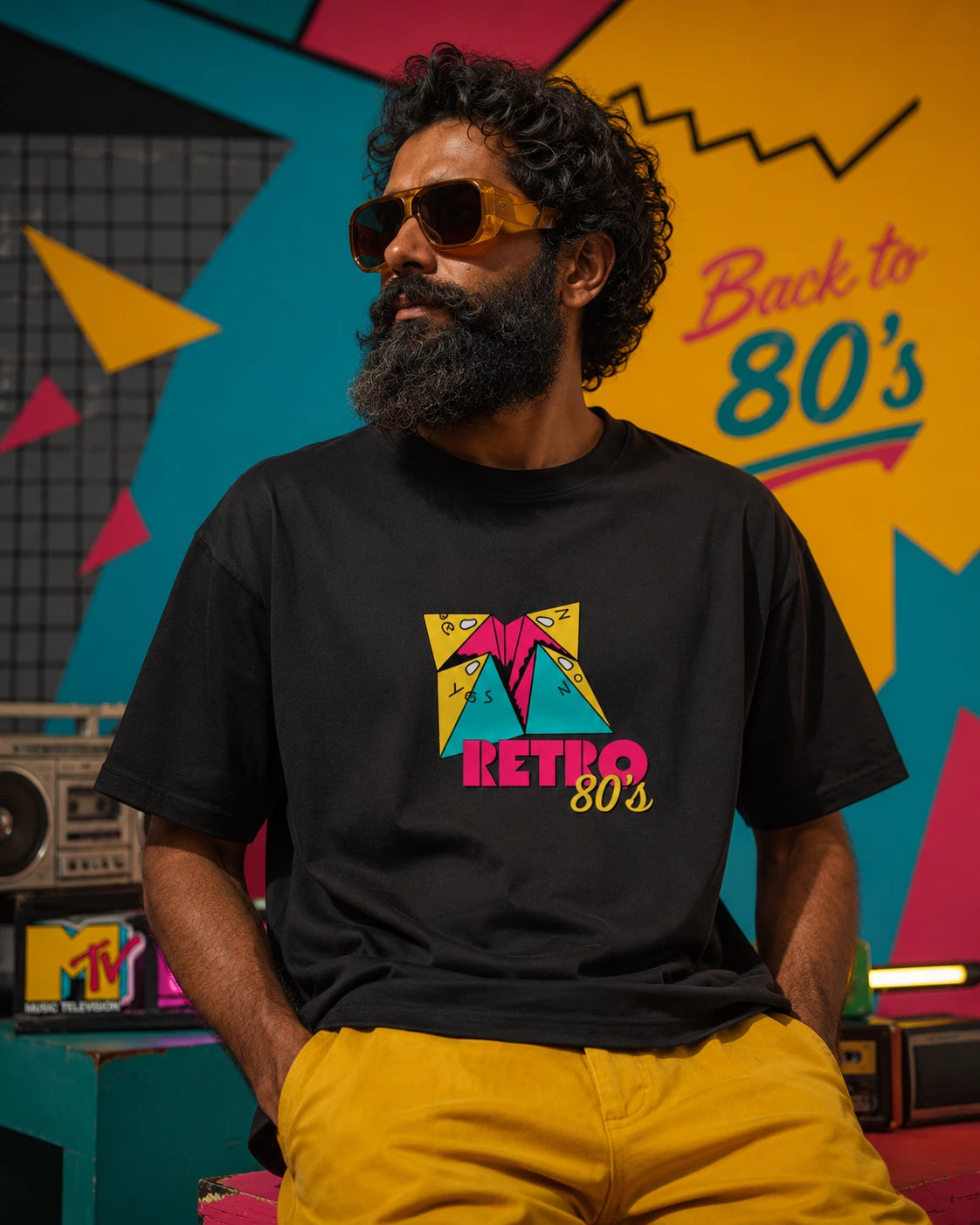 Retro Peaks Oversized Tee