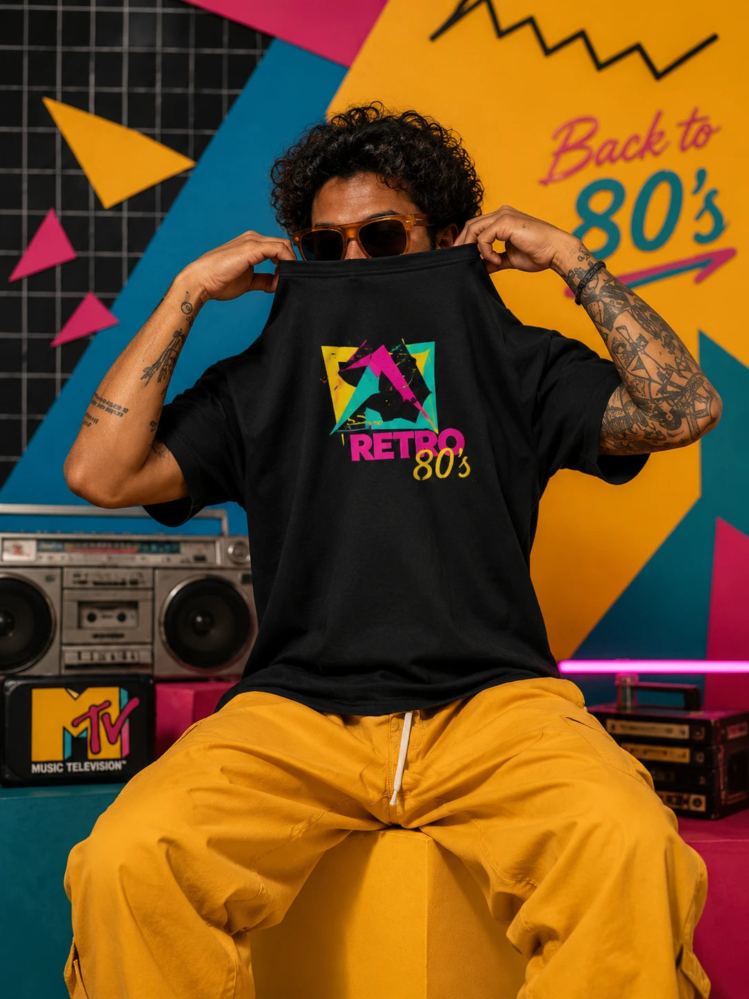Retro Peaks Oversized Tee