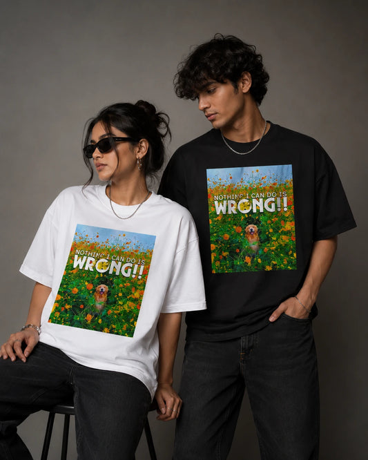 Golden Chaos Oversized T-Shirt