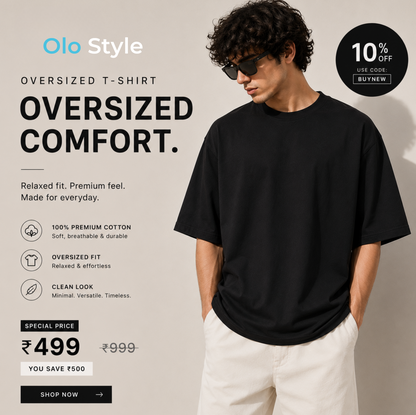 Oversized Streetwear Essential T-Shirt