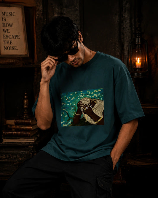 Among Blossoms Oversized T-Shirt