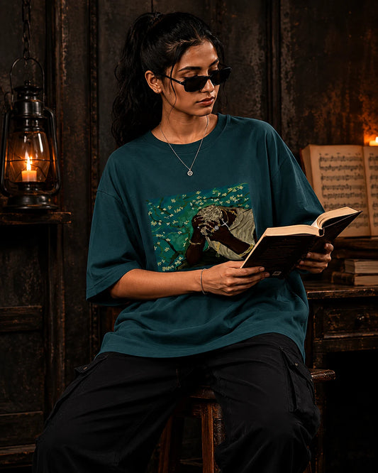 Among Blossoms Oversized T-Shirt