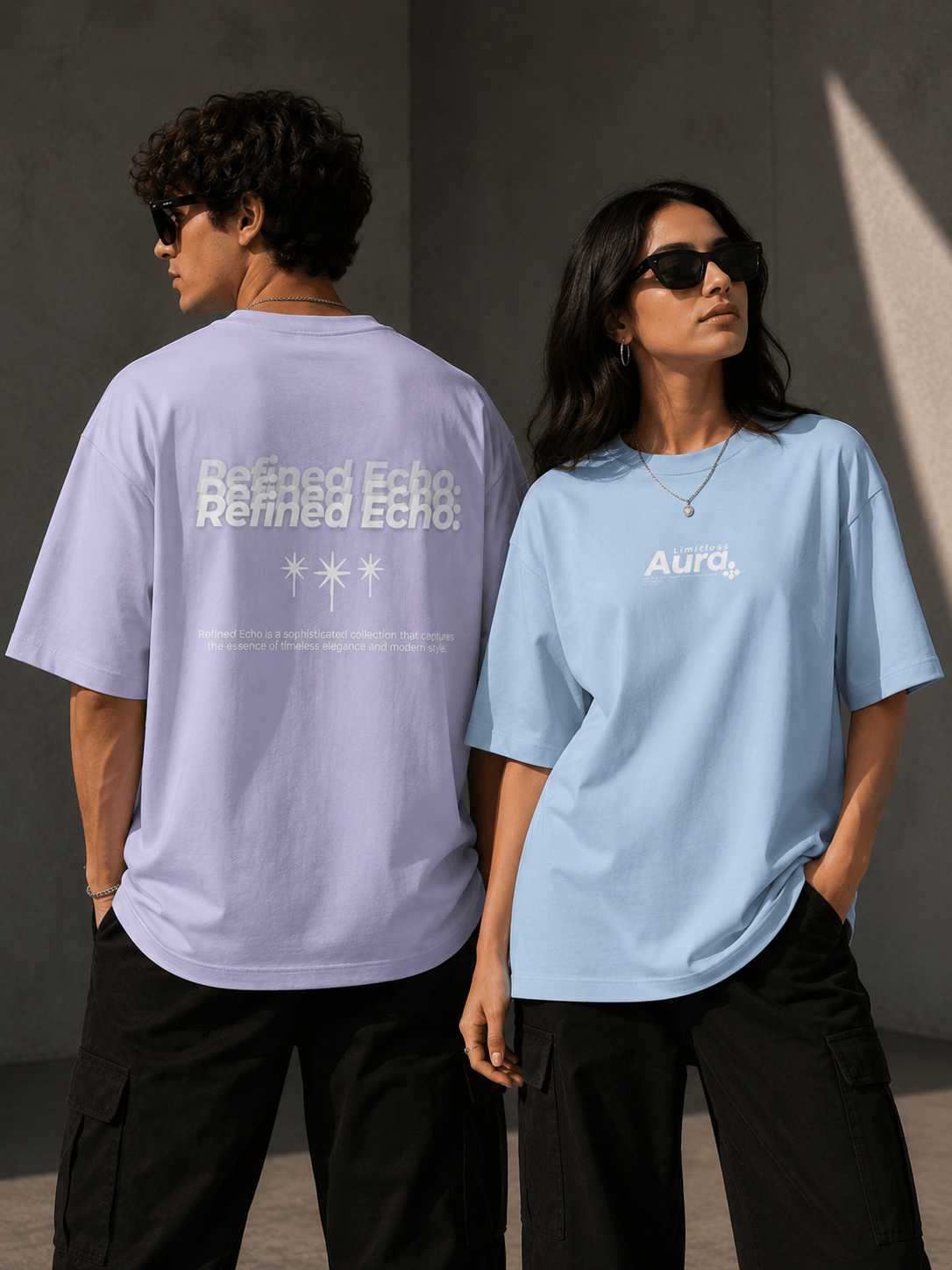Aura Graphic Oversized T-Shirt