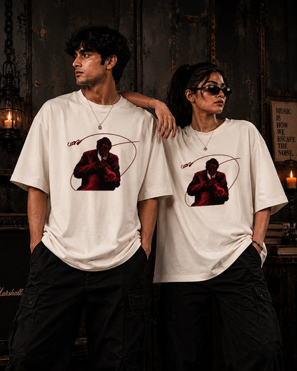 Red Note Oversized T-Shirt