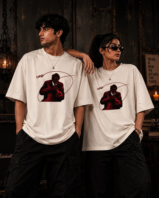 Red Note Oversized T-Shirt
